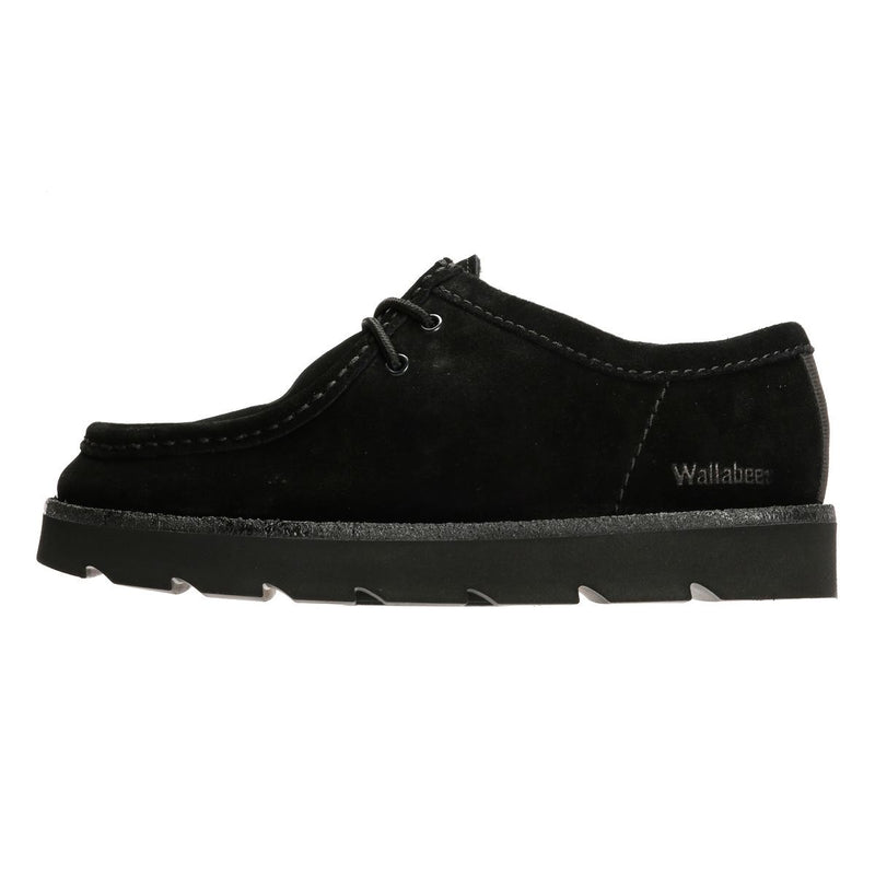 Clarks Originals Meare Wallabee Suede Men's Black Lace-Up Shoes