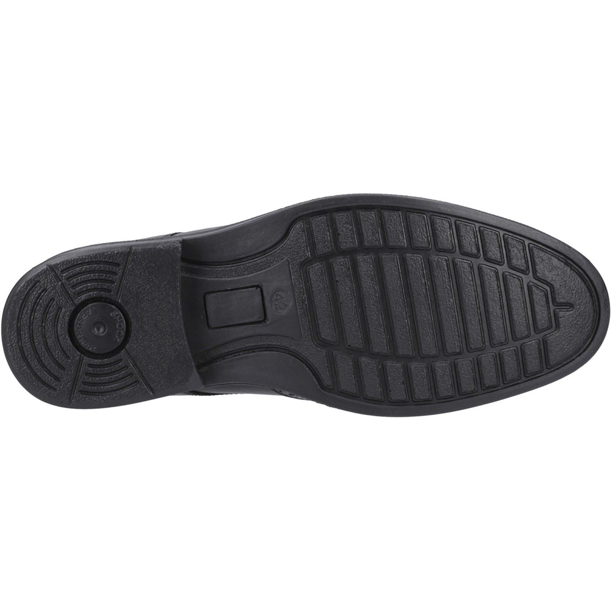 Hush Puppies Nolan Leather Men's Black Brogues Shoes