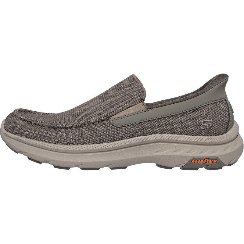 Skechers Pollard Wilfred Textile Men's Taupe Loafers