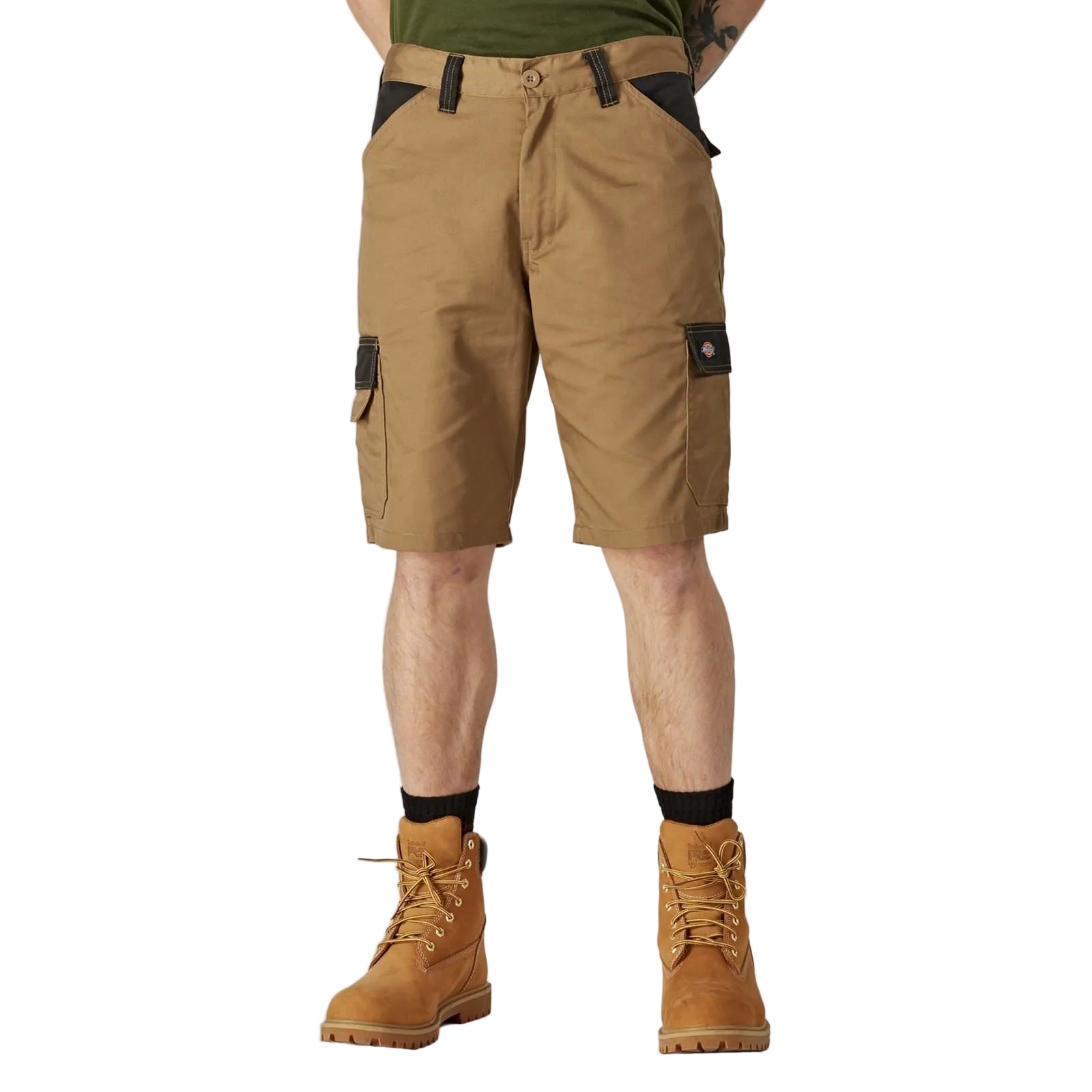 Dickies Everyday Polyester Men's Brown Knee-Length Shorts