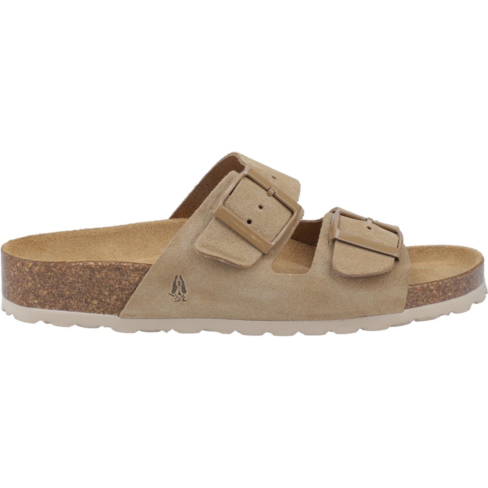Hush Puppies Brixley Mule Suede Women's Taupe Standard Sandals