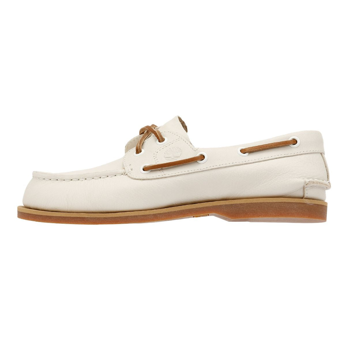 Timberland Classic 2 Eye Leather Women's Natural Boat Shoes