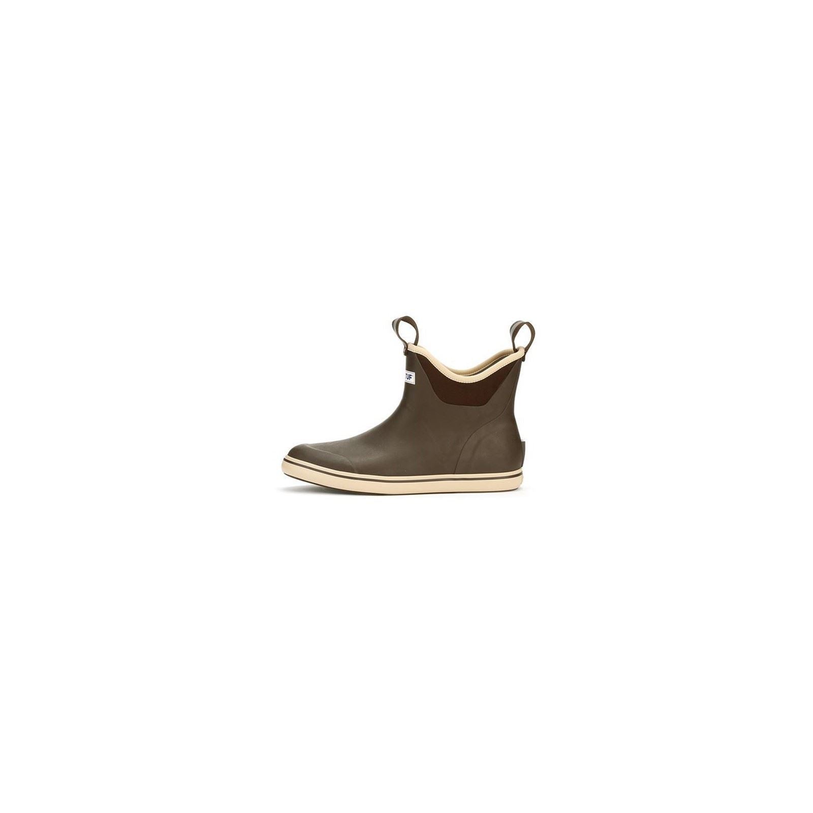 Xtratuf Ankle Deck Rubber Brown Wellington Boots