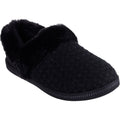 Skechers Cozy Campfire Frosty Promise Synthetic Women's Black Slippers