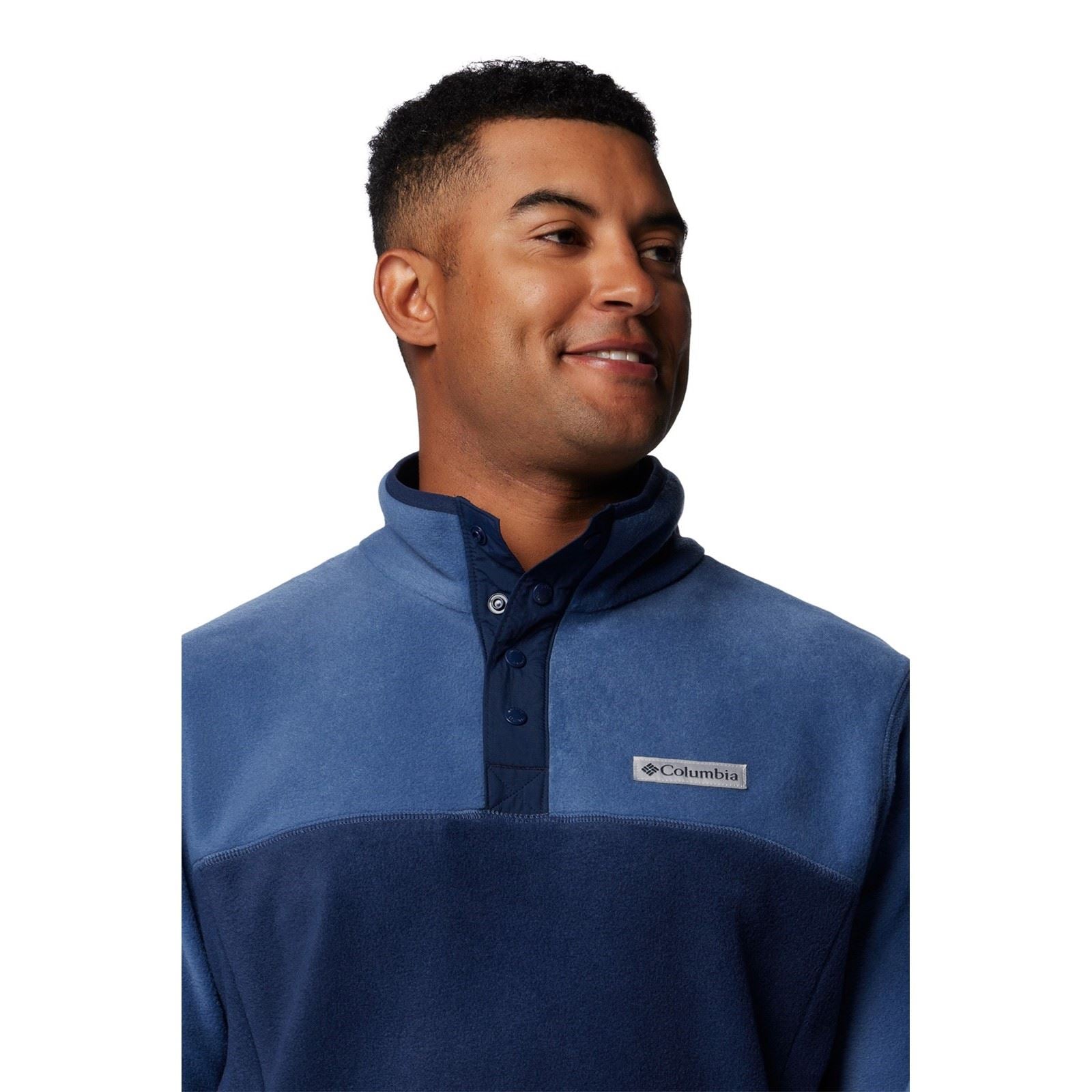 Columbia Steens Mountain Half Snap II Men's Blue Fleece Jacket