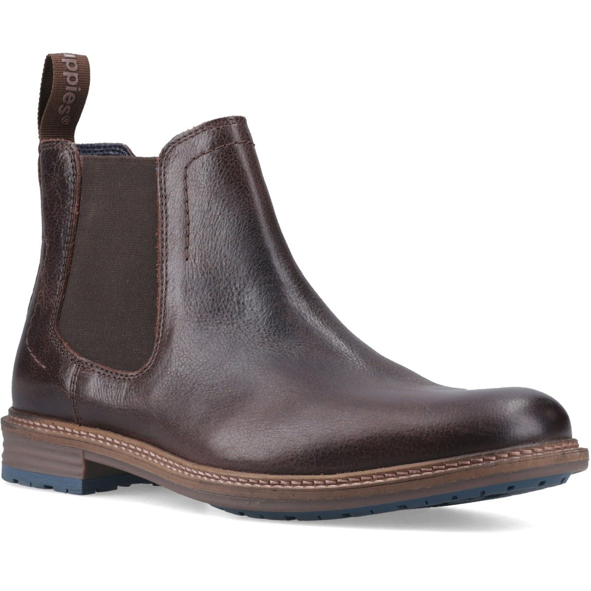 Hush Puppies Justin Leather Men's Chocolate Boots