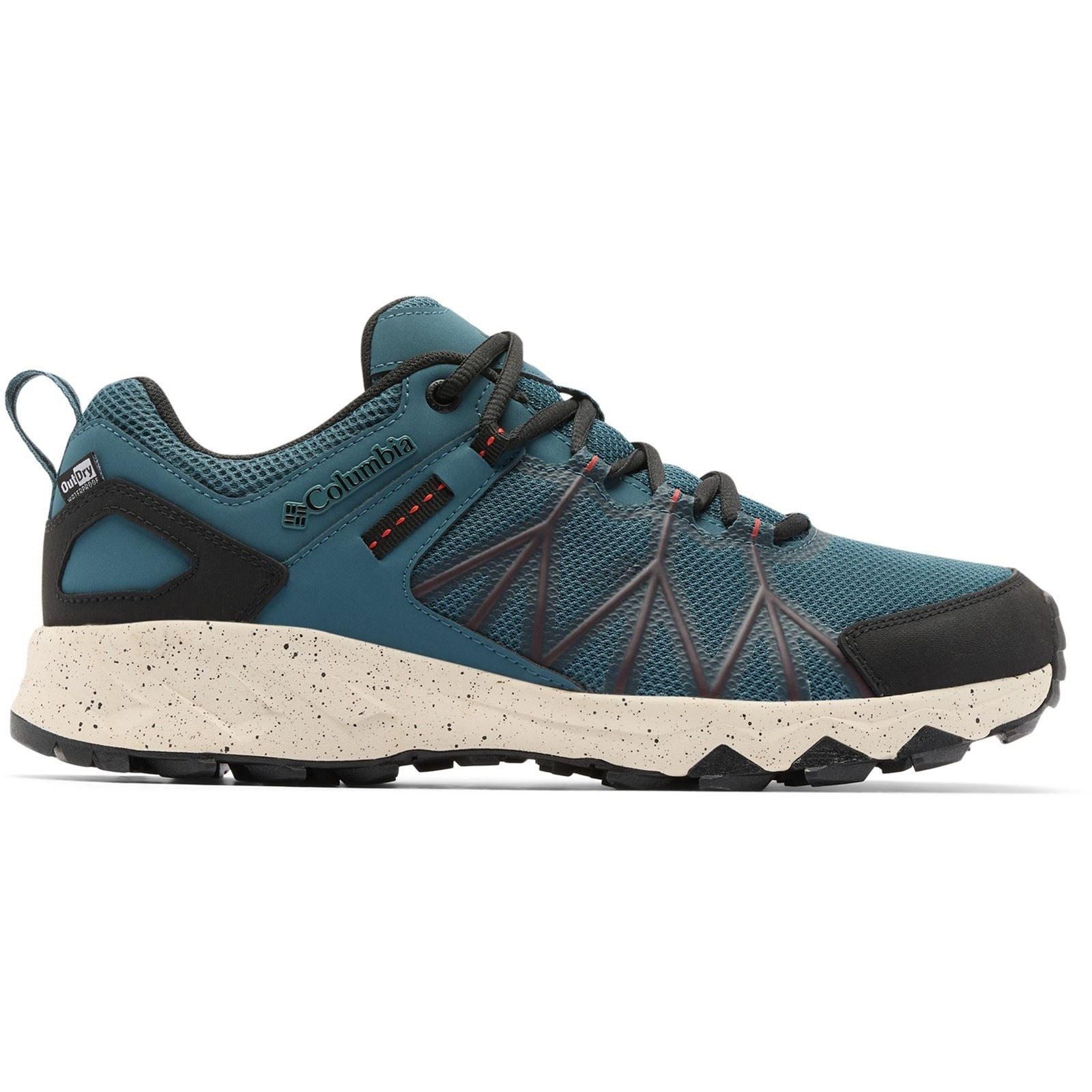 Columbia Peakfreak II Outdry Polyester Men's Everblue/Super Sonic Hiking Shoes