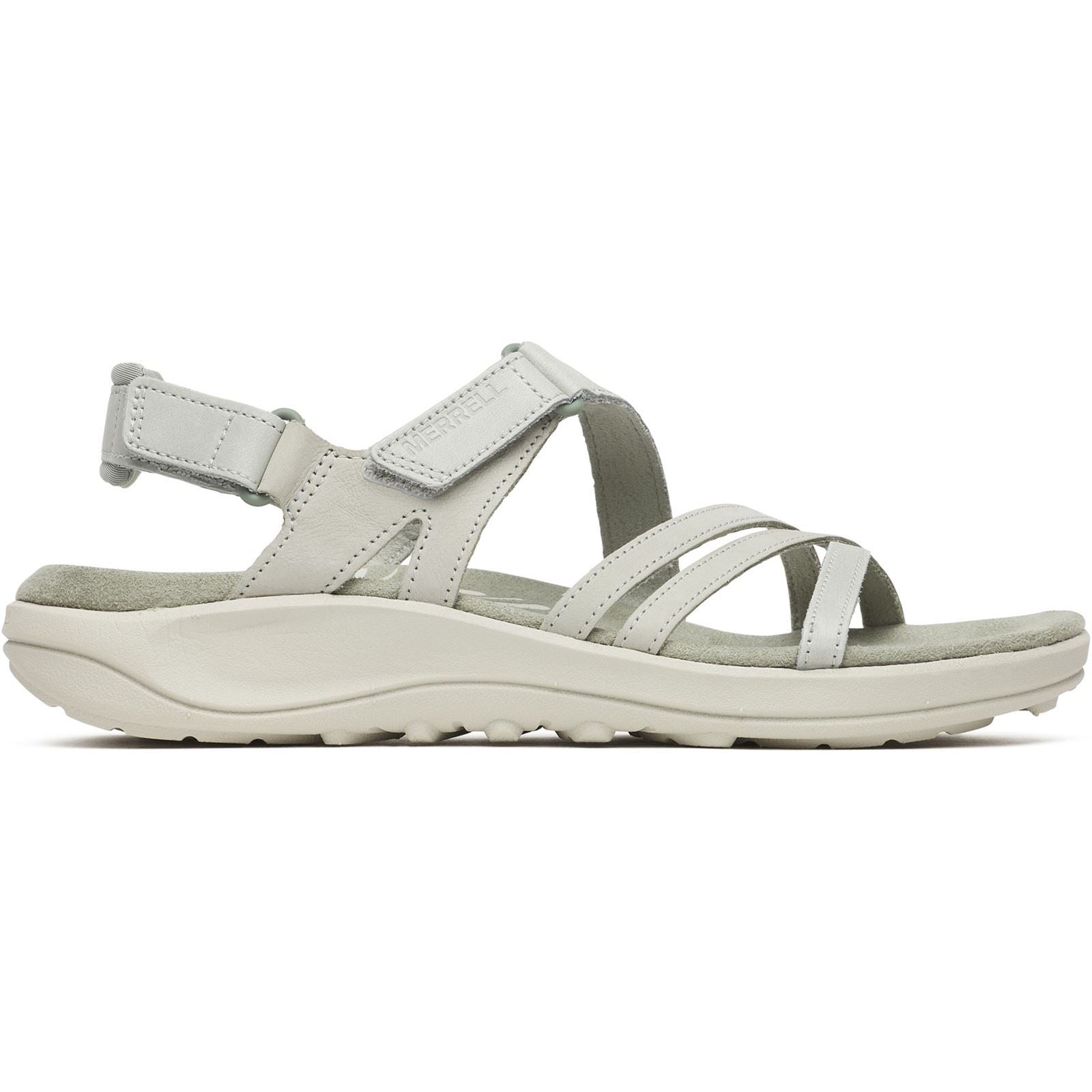 Merrell Harbor Backstrap Leather Women's Light Green Sandals