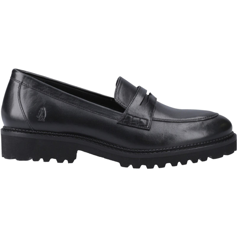 Hush Puppies Grazia Leather Girls's Black Loafers