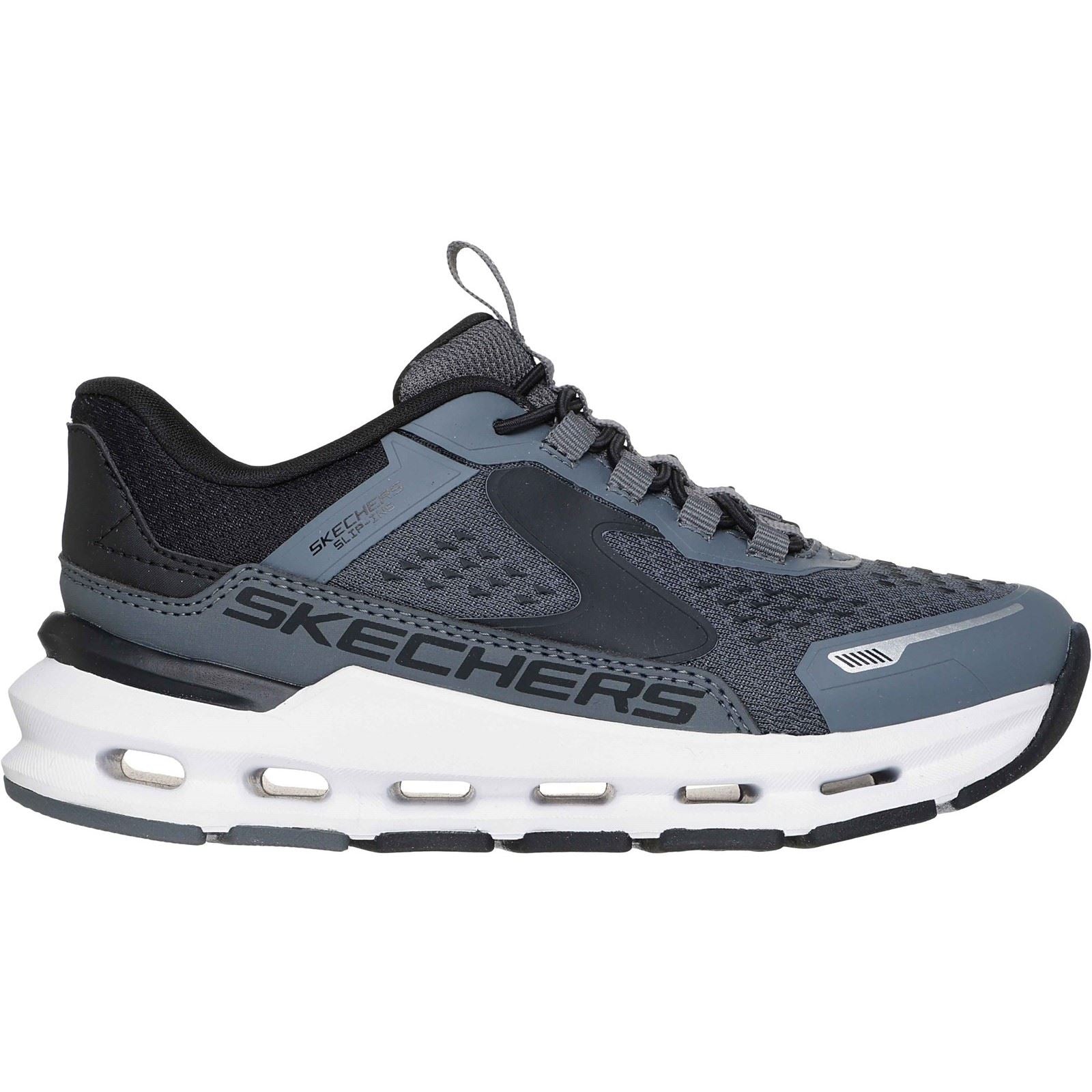 Skechers Glide-Step Plus Vista-Lane Polyurethane Boy's Charcoal/Black Trainers