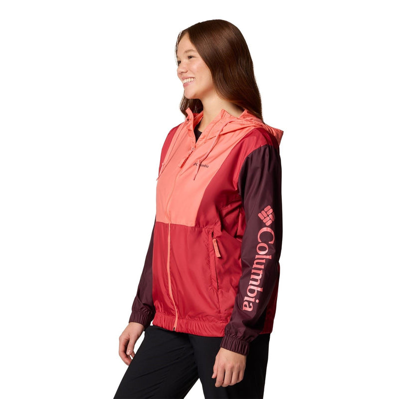 Columbia Lily Basin II Jacket Women's Red Rain Jacket