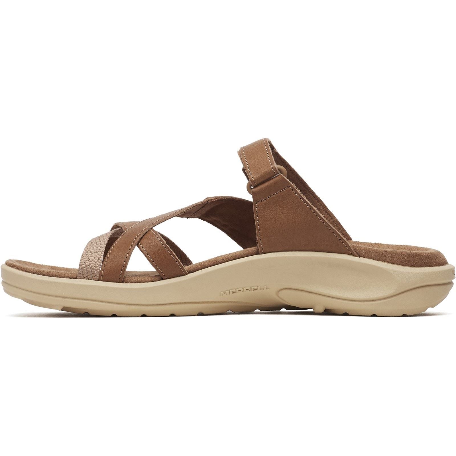 Merrell District 4 Leather Women's Mocha Sandals
