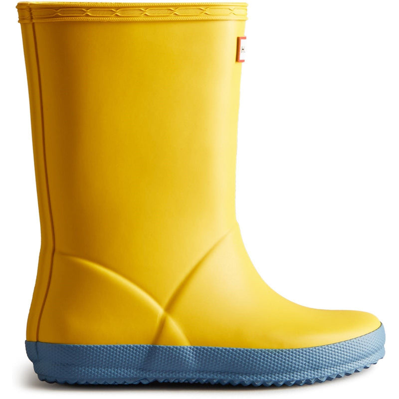 Hunter Kids First Boot Rubber Kid's Hunter Yellow Wellington Boots