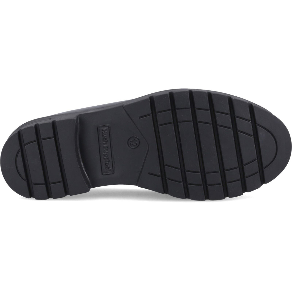 Hush Puppies Hazel Snaffle Leather Girl's Black Loafers