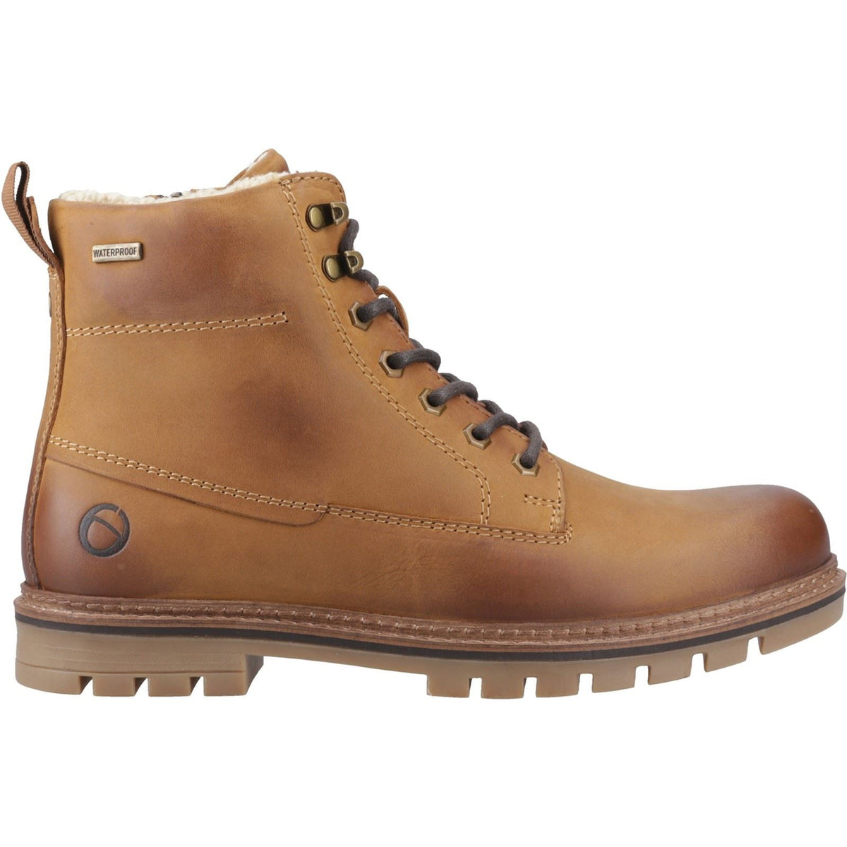 Cotswold Clanfield Leather Men's Tan Ankle Boots
