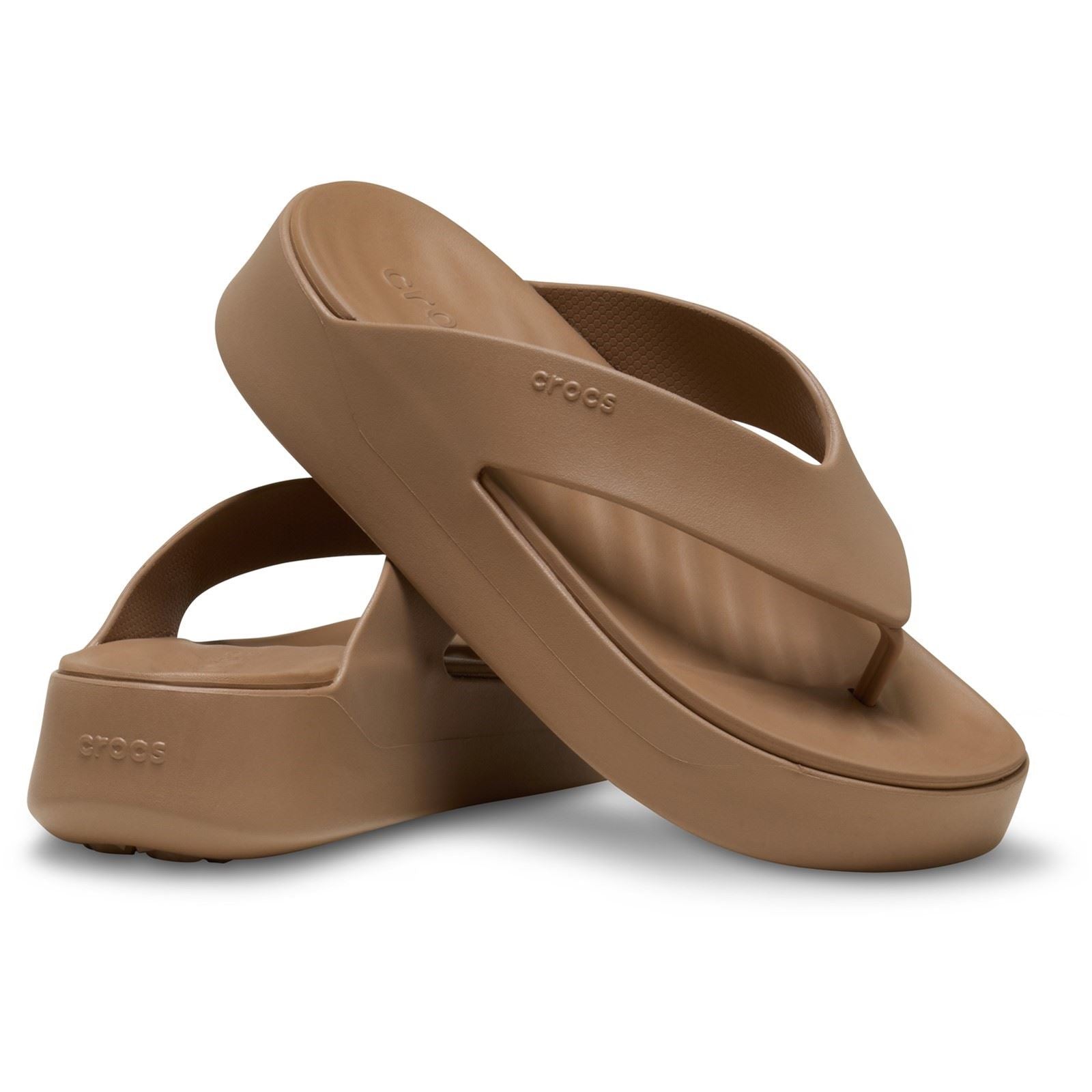 Crocs Getaway Platform EVA Women's Milk Chocolate Sandals