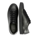 JAK Royal Leather Men's All Black Trainers