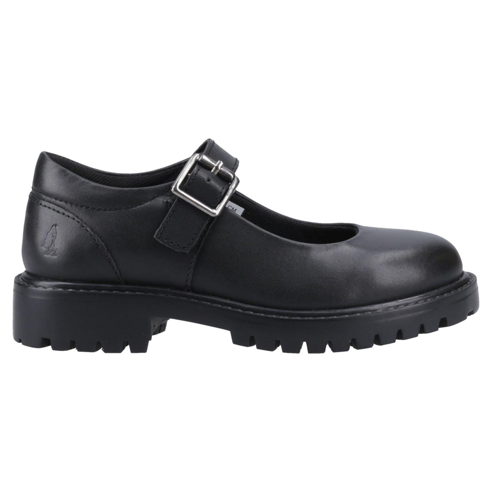 Hush Puppies Aurora Junior Leather Girl's Black Shoes