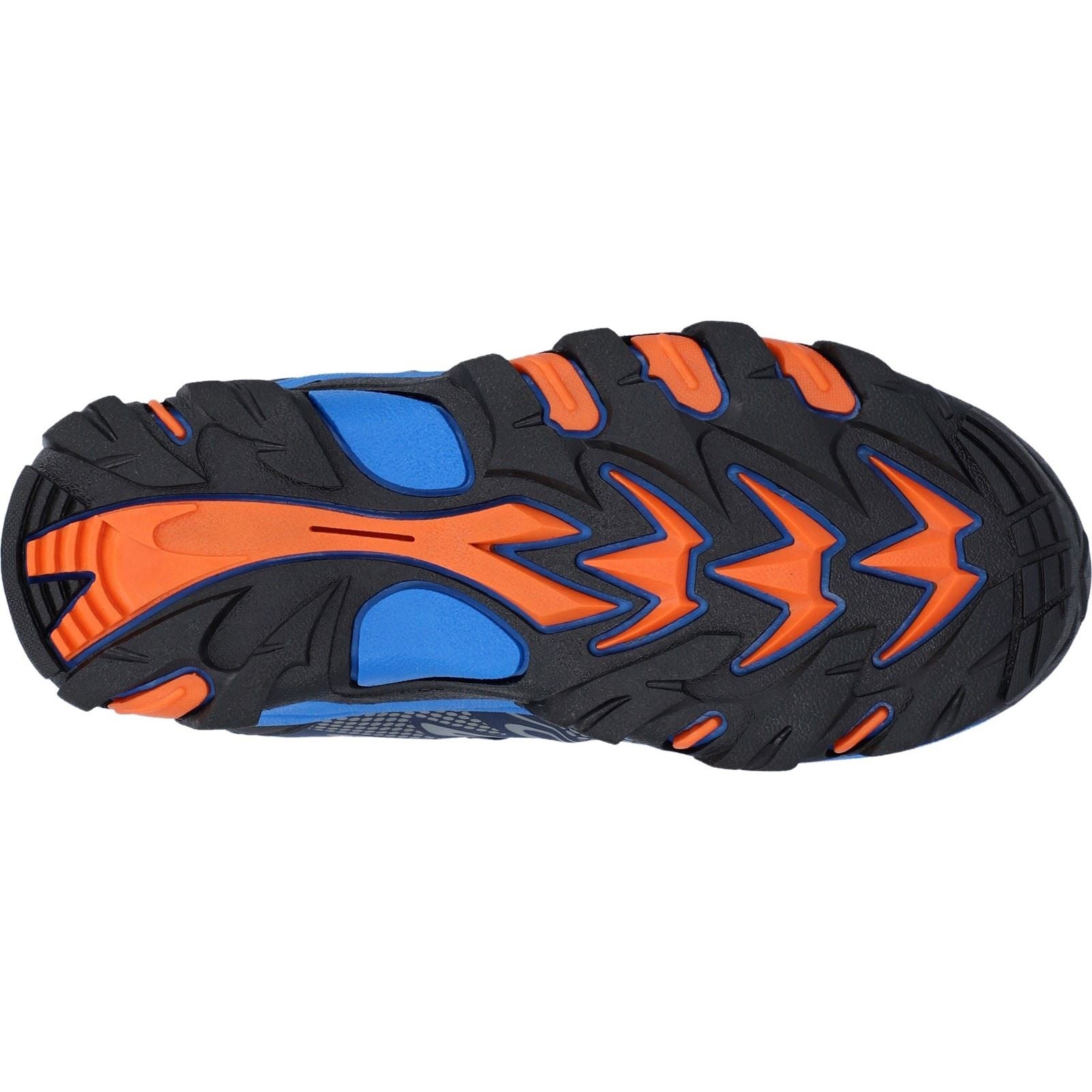 Hi-Tec Blackout Mid Synthetic Soft Shell Boys's Navy/Orange/Lake Blue Hiking Boots