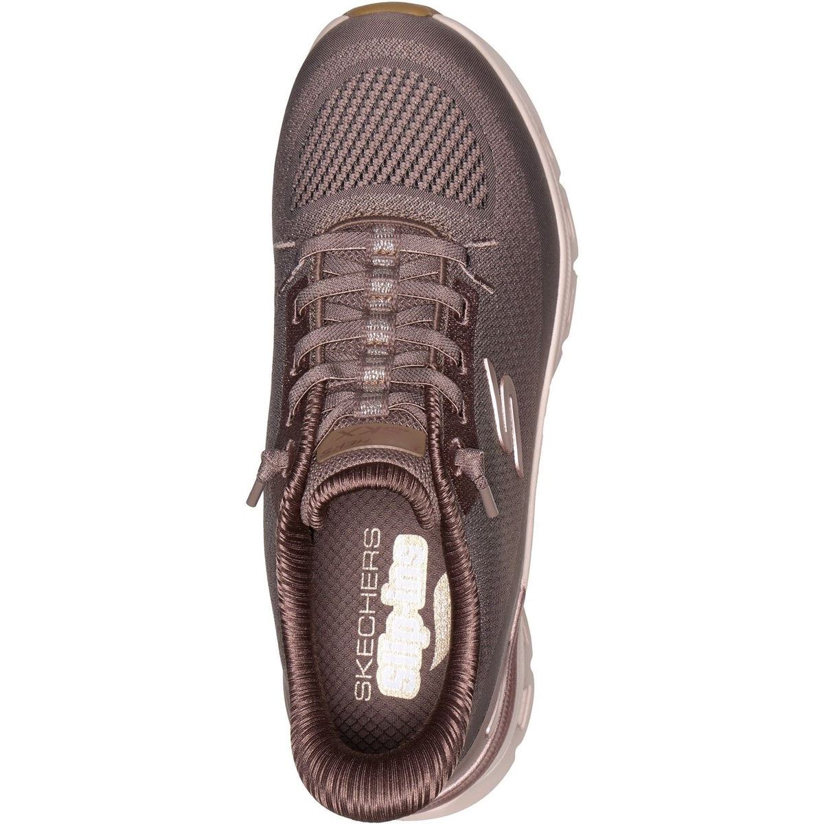 Skechers Arch Fit Glide-Step Pro Golden Pace Textile Women's Brown/Gold Trainers
