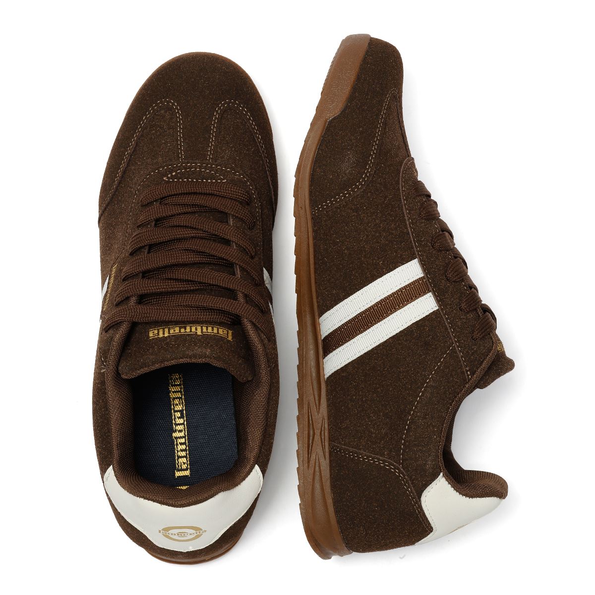 Lambretta Tackle Men's Chocolate Trainers