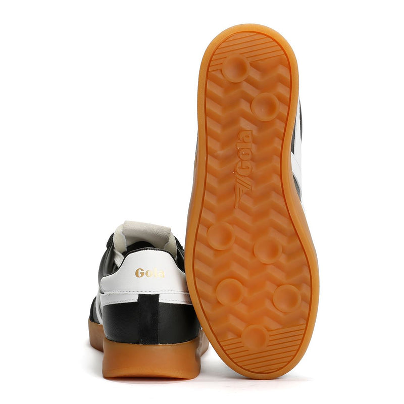 Gola Cyclone Leather Women's Black/White/Gum Trainers