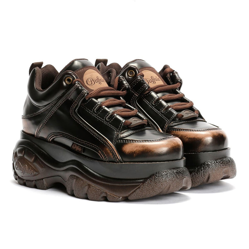 Buffalo 1339-14 Leather Women's Brown Trainers