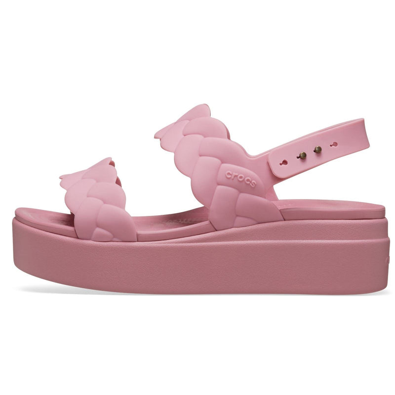 Crocs Brooklyn Woven Synthetic Women's Rosette Sandals