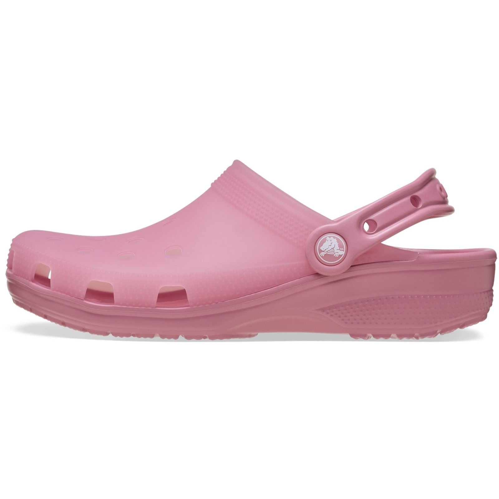 Crocs Classic Frosted Synthetic Rosette Clogs
