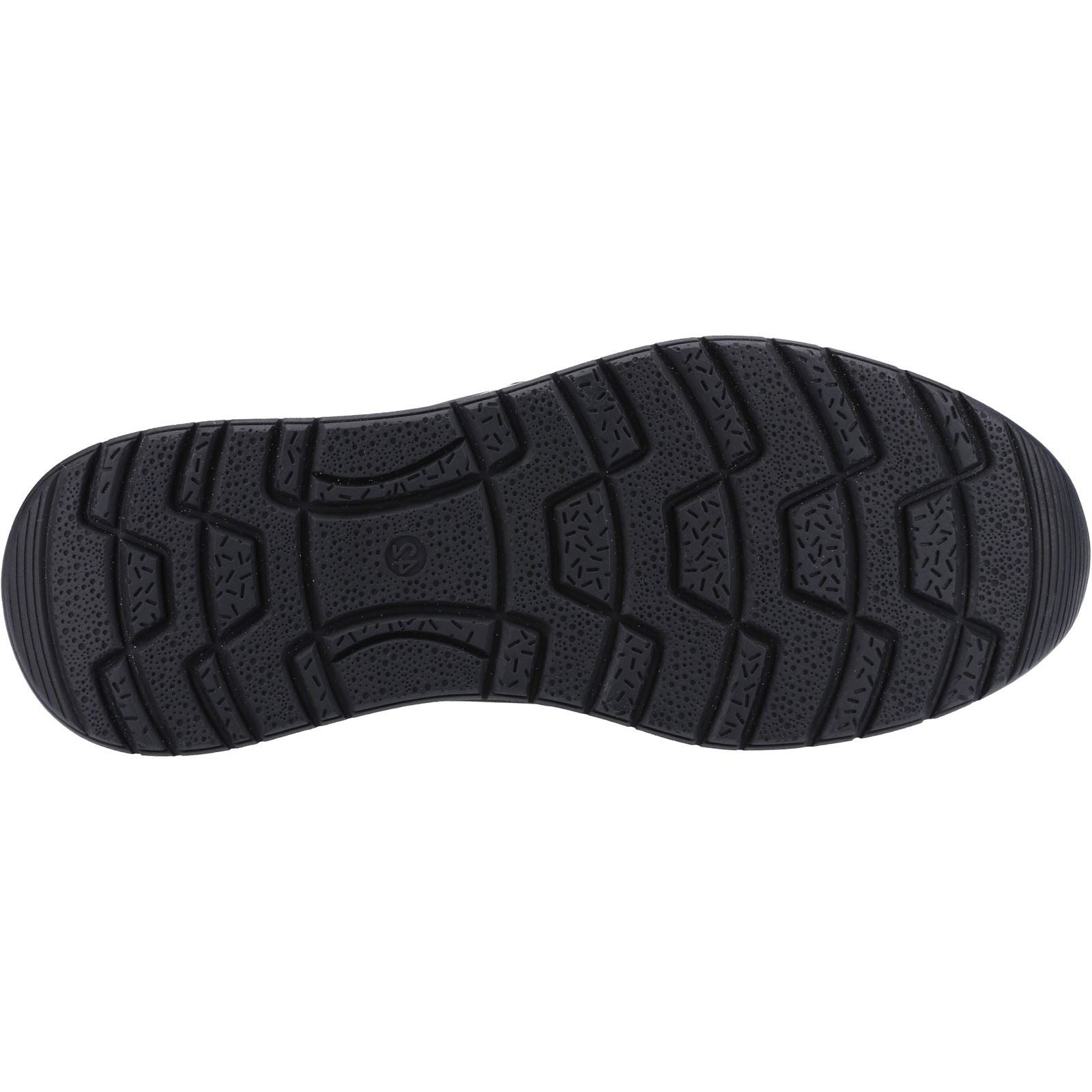 Hush Puppies Cole Leather Men's Black Nubuck Loafers