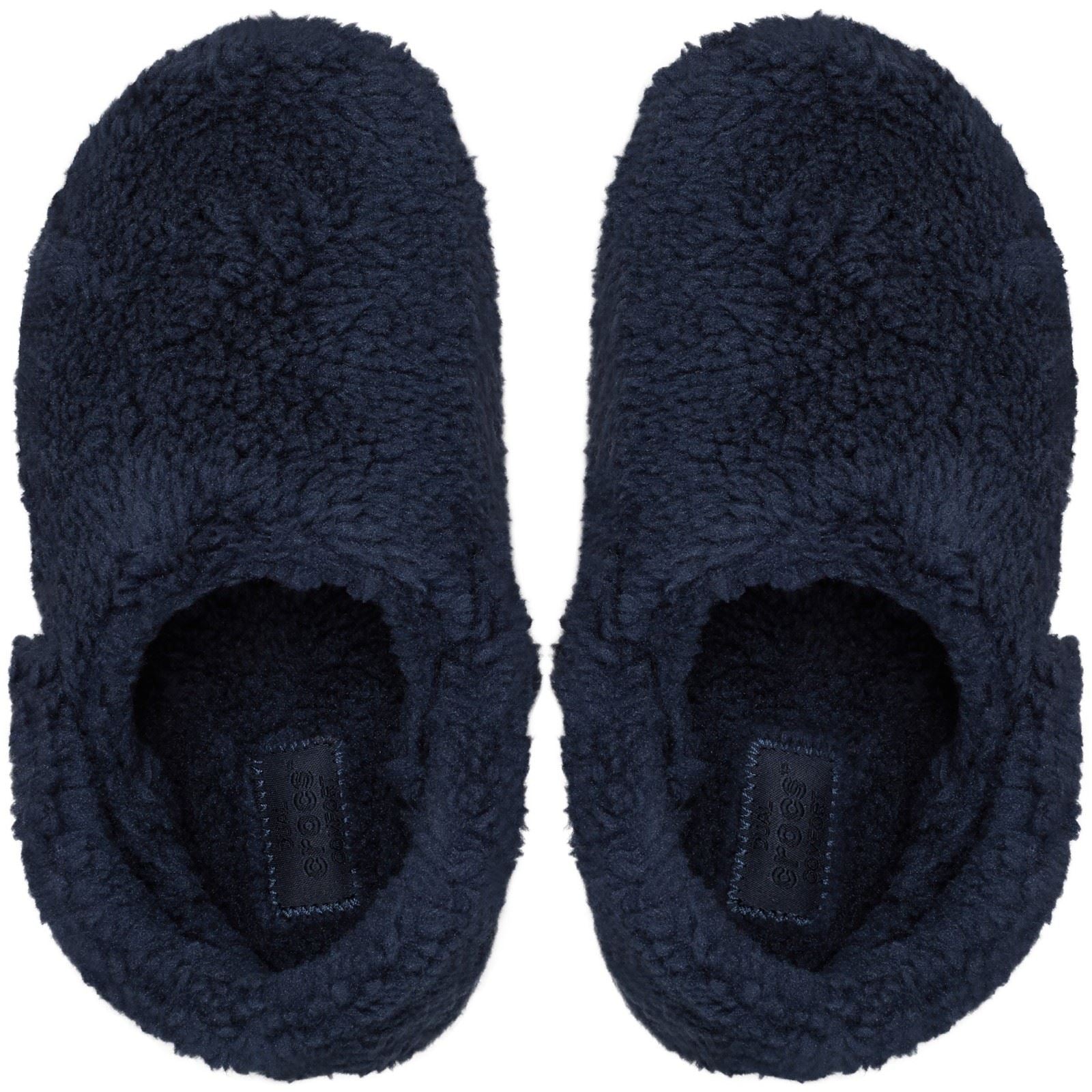 Crocs Classic Cozzzy Polyester Unisex Kid's Navy Slippers