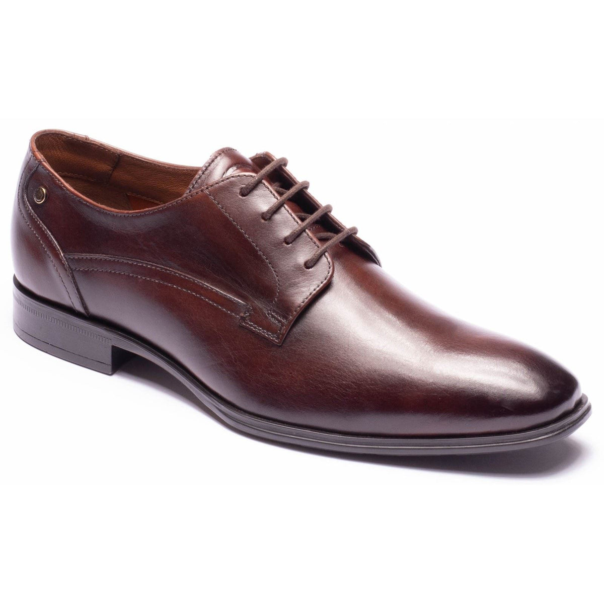 Base London Vance Leather Men's BROWN Derby Shoes