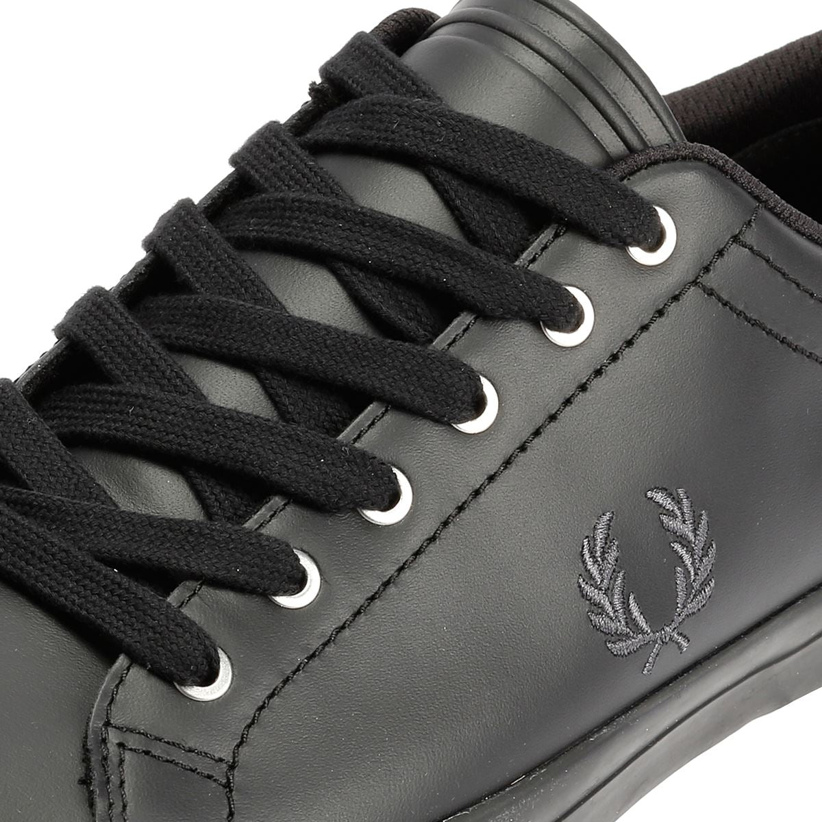 Fred Perry Baseline Leather Men's Black Trainers
