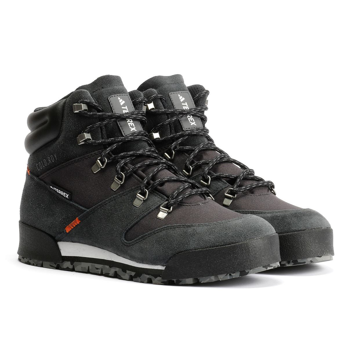 Adidas Terrex Snowpitch COLD.RDY Suede Men's Black Hiking Boots