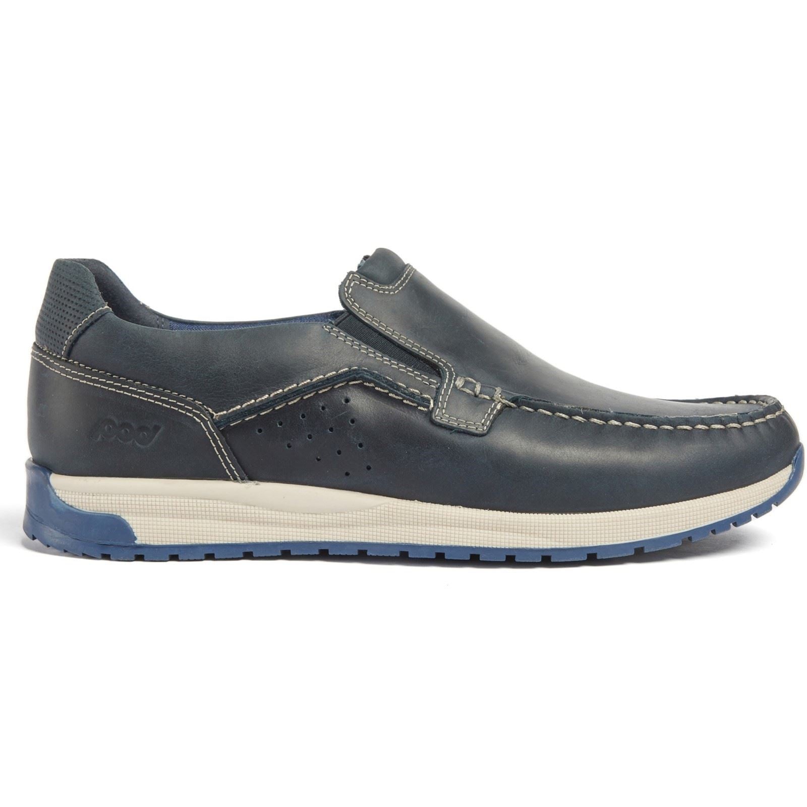 Pod Sean Leather Men's Navy Shoes