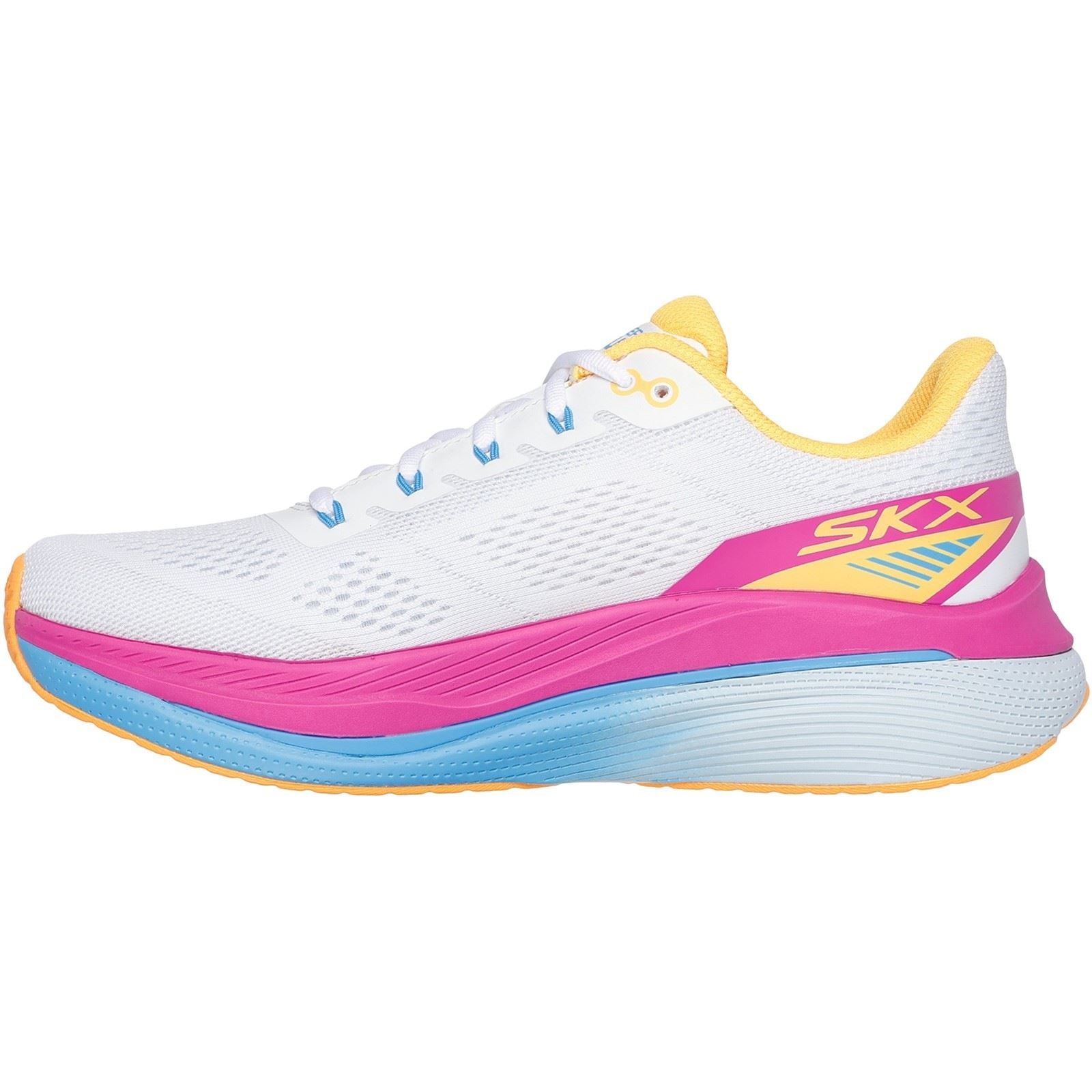 Skechers Performance Max Cushioning Propulsion Textile Women's White/Orange Trainers