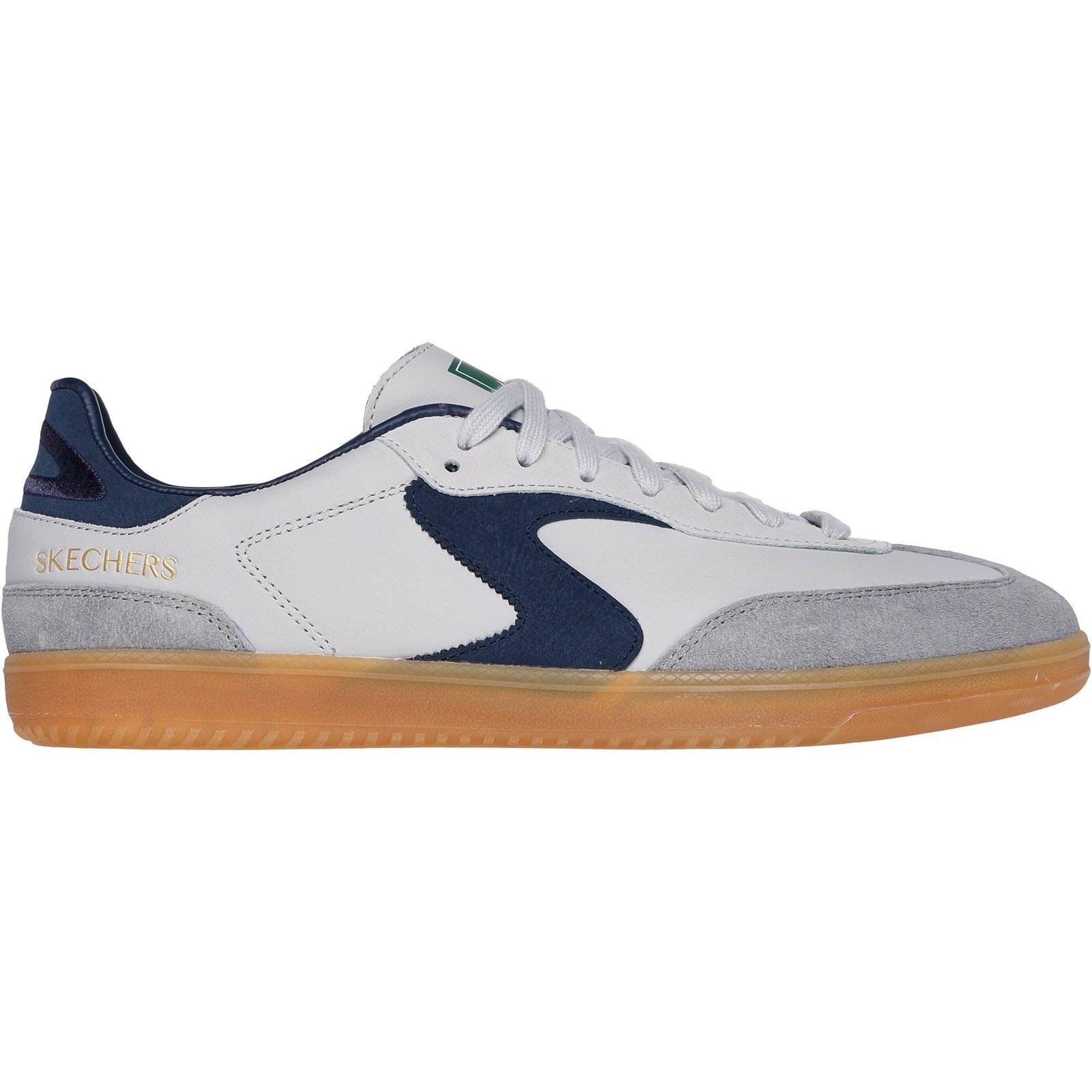 Skechers Hotshot Pyke Synthetic Men's Grey/Navy Trainers
