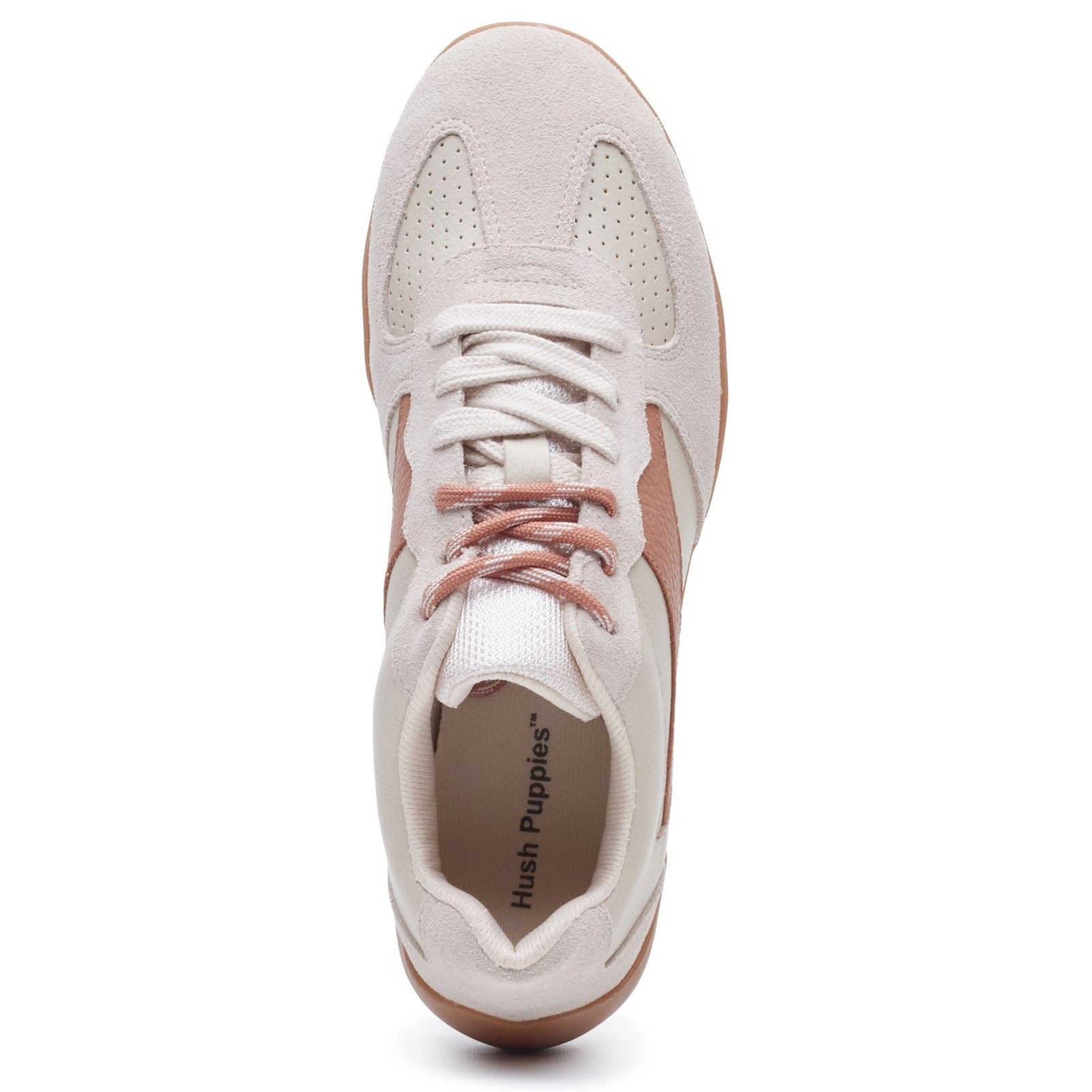 Hush Puppies Jovie Leather Women's TAUPE Trainers