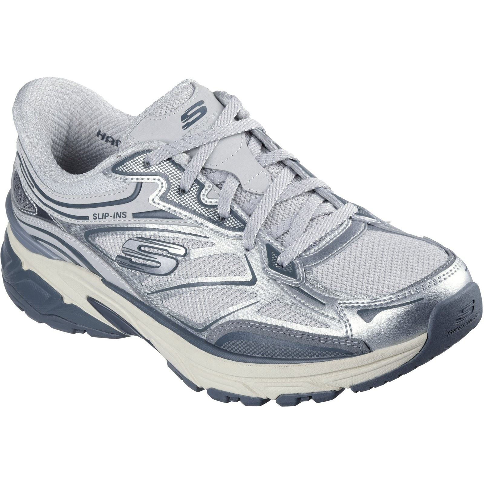 Skechers Stamina Sport Women's Silver Trainers