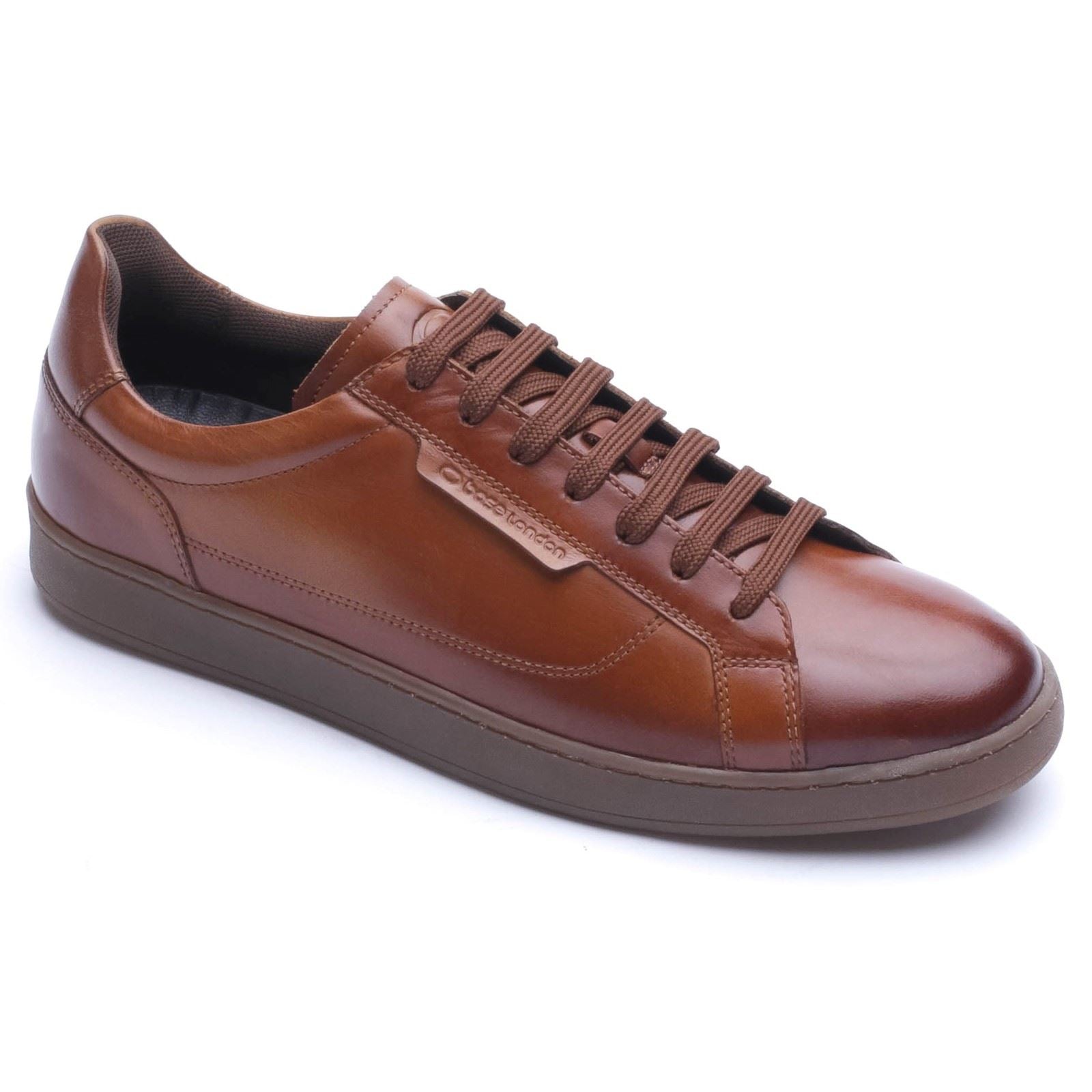 Base London Zammo Leather Men's TAN Trainers