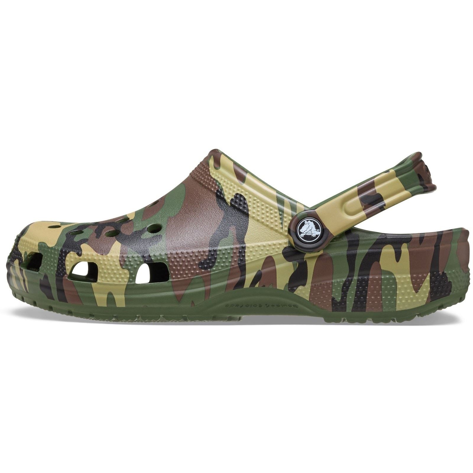 Crocs Classic Camouflage EVA Men's Army Green Clogs