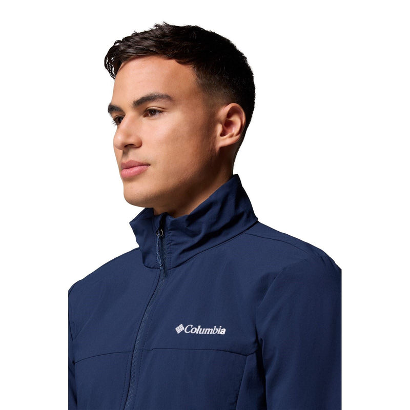 Columbia Heather Canyon II Jacket Men's Blue Softshell Jacket