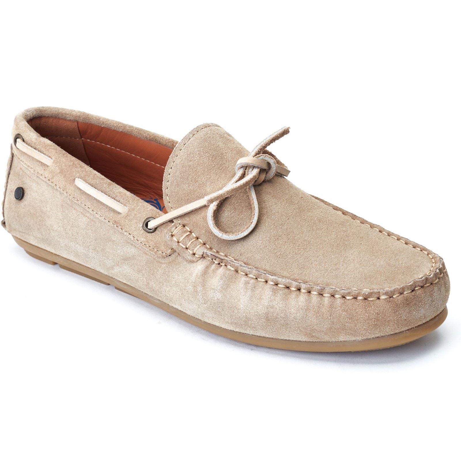 Base London Brooks Leather Men's Sand Loafers