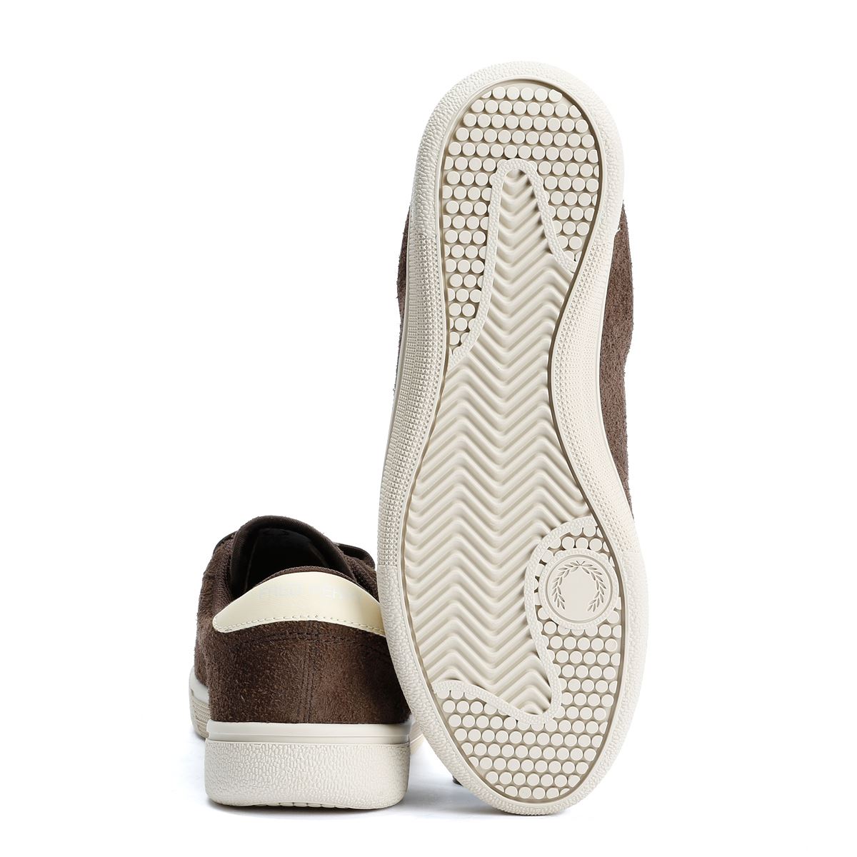 Fred Perry Tennis Shoe Suede Men's Tobacco/Ice Cream Trainers