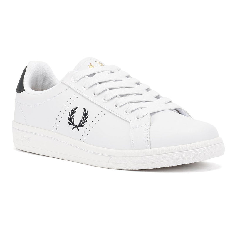 Fred Perry B721 Leather Men's White/Navy Trainers