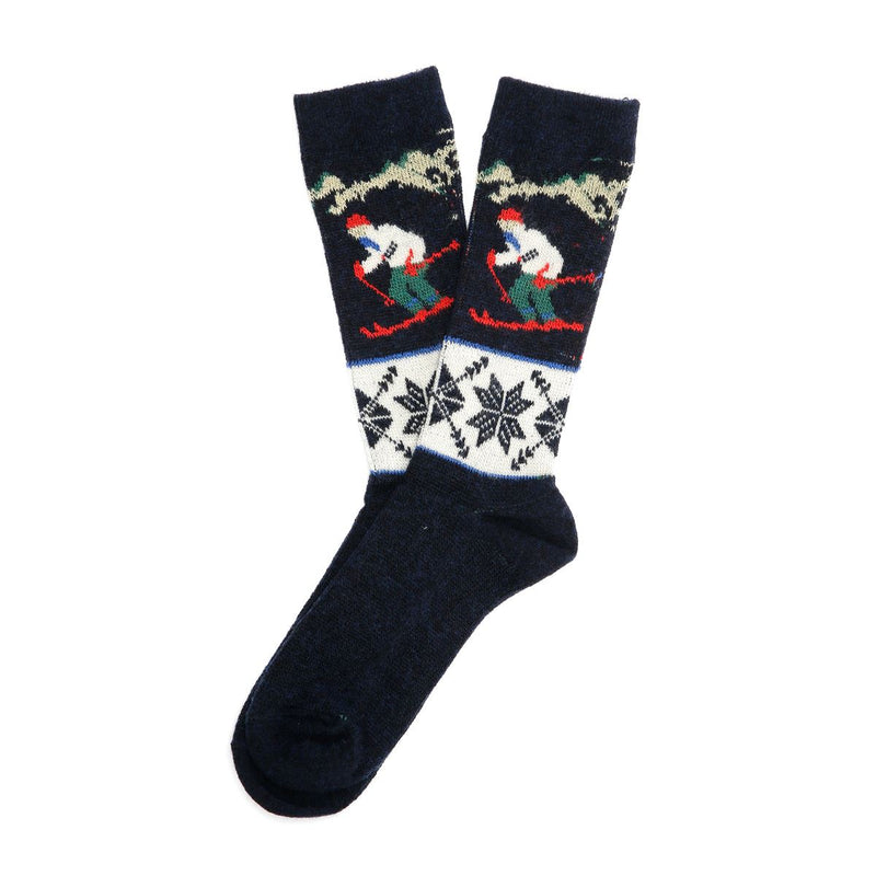 Anonymous Ism Ski JQ Crew Men's Navy Socks