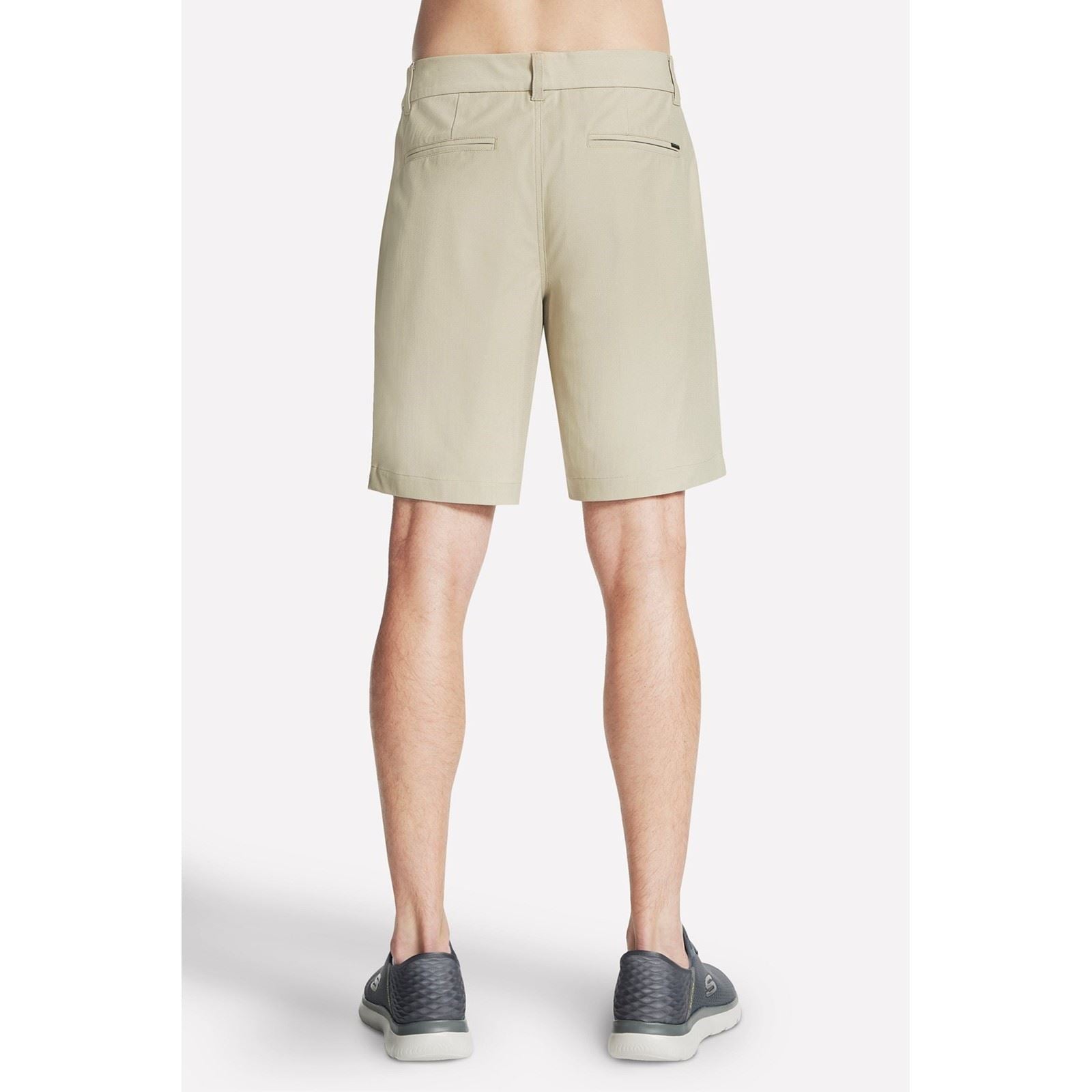 Skechers Premium Everywhere 9 Inch Short Polyester Men's Natural Knee-Length Shorts