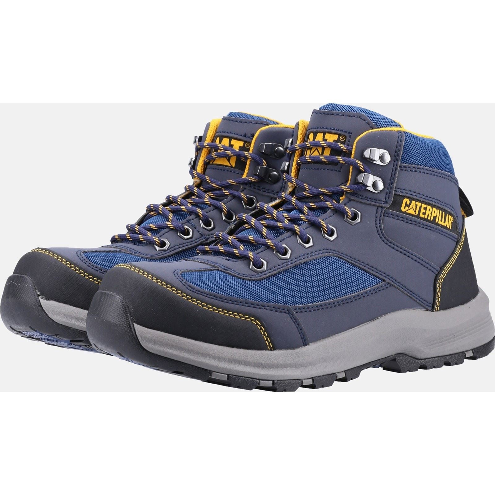 Caterpillar Elmore Mid Synthetic Navy Hiking Boots
