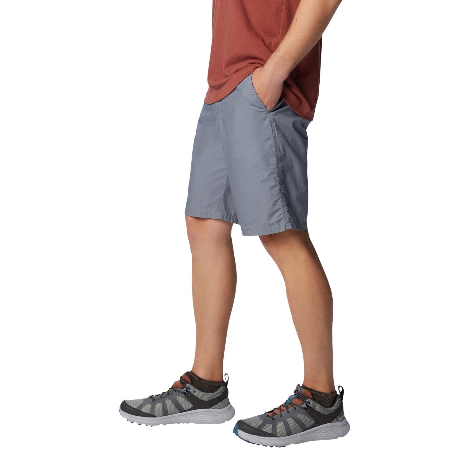 Columbia Washed Out Cotton Men's Grey Knee-Length Shorts