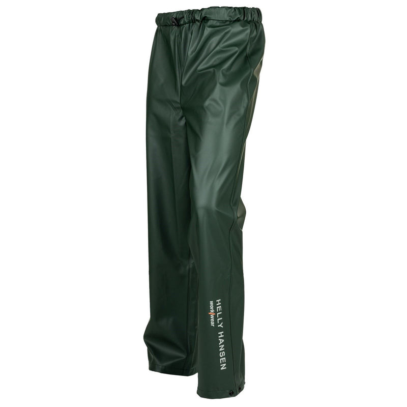 Helly Hansen Workwear Voss Polyester Green Rain Trousers